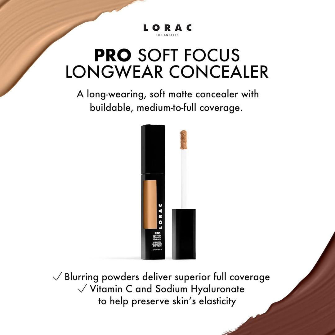 LORAC PRO Concealer, flüssige Concealer Base, volle Deckkraft, langanhaltend, weich und matt, profes