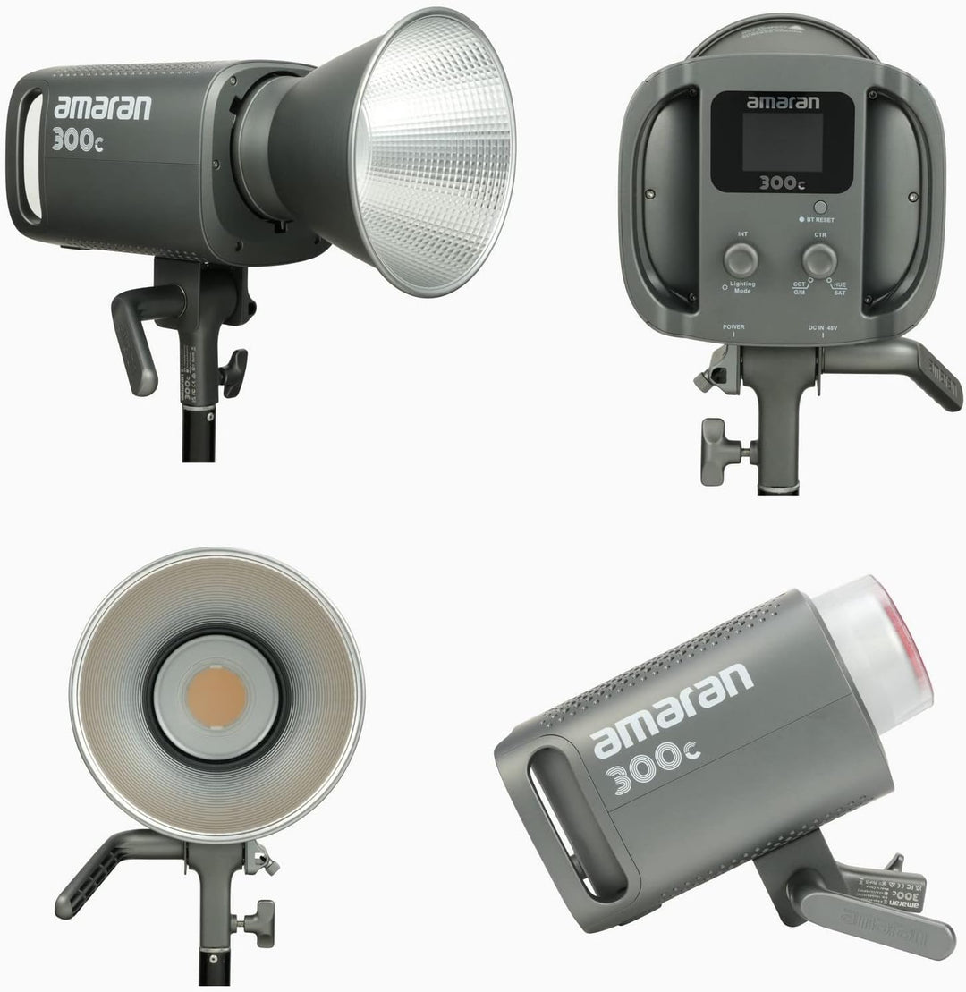 Aputure Amaran 300C RGBWW Vollfarb-LED-Videoleuchte, 300W Bi-Color 2500K bis 7500K Bowens Mount Daue