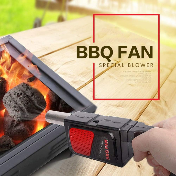 Hztyyier BBQ Fan, Grill Gebläse portable für Outdoor Kochen, leichtes Werkzeug für Camping Picknick