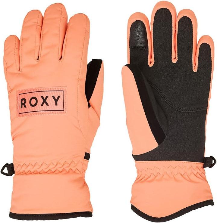 Roxy Mädchen Freshfield Girl Gloves Winter-Handschuhe L Coral Chic, L Coral Chic