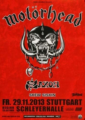 Motörhead - End of Time, Stuttgart 2013 » Konzertplakat/Premium Poster | Live Konzert Veranstaltung