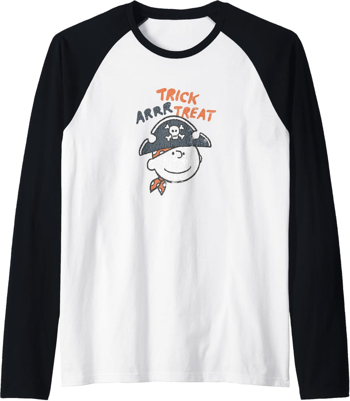 Peanuts Charlie Brown Trick Arrr Treat Raglan