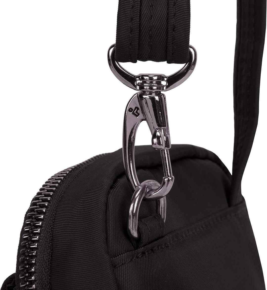 Travelon Damen Anti-theft Tailored Crossbody Phone Pouch Umhängetasche Einheitsgrösse Onyx, Einheits