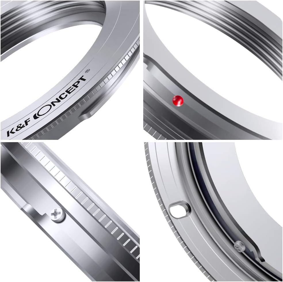 K&F Concept M42-Canon EOS Objektiv Mount Adapter Ring für M42 Objektiv auf Canon EOS DSLR Kamera Obj