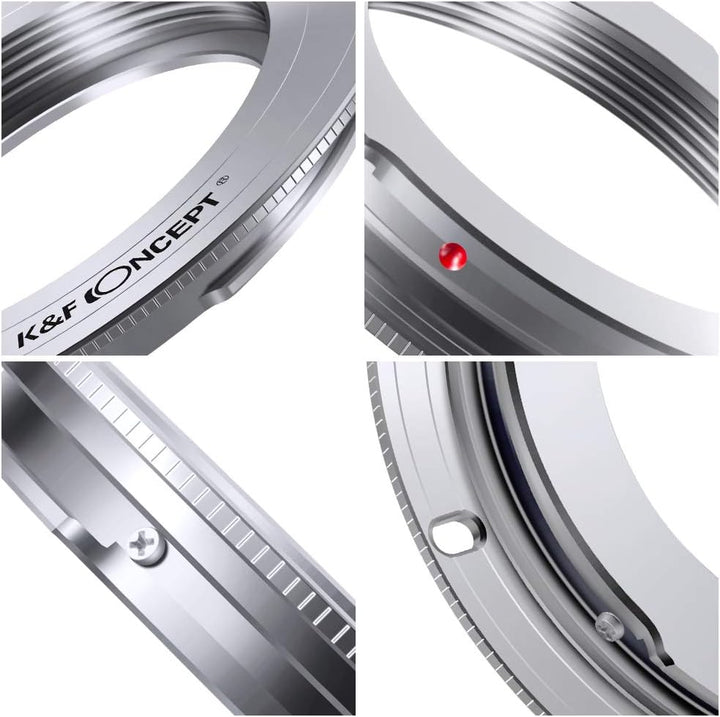 K&F Concept M42-Canon EOS Objektiv Mount Adapter Ring für M42 Objektiv auf Canon EOS DSLR Kamera Obj