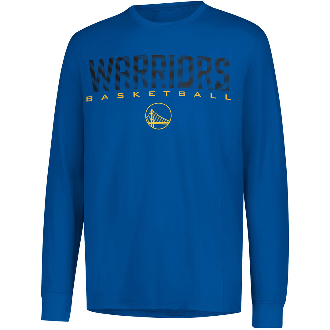 UNK NBA Herren T-Shirt Athletic Quick Dry Long Sleeve Tee Shirt VLM0291F-TC Golden State Warriors S