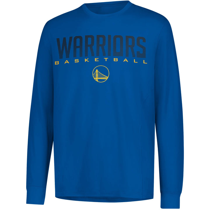 UNK NBA Herren T-Shirt Athletic Quick Dry Long Sleeve Tee Shirt VLM0291F-TC Golden State Warriors S