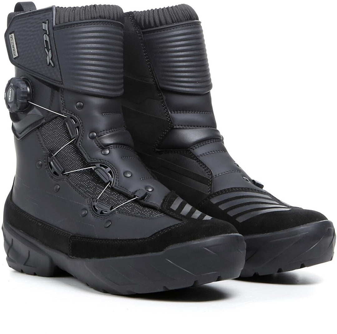 TCX Herren Infinity 3 Mid Wp Motorcycle Boot 41 EU Schwarz, 41 EU Schwarz