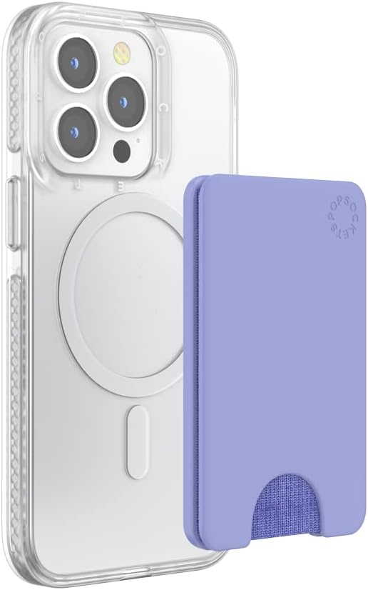 Popsockets: PopWallet für MagSafe - Schlanker, Repositionierbar Kartenhalter für Smartphones und Hül