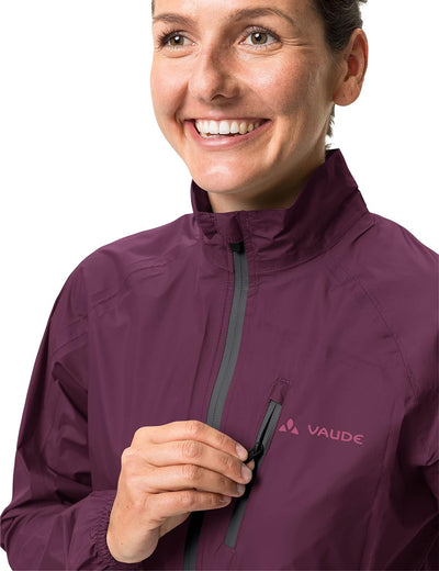 VAUDE Women's Drop Jacket III| Leichte Regenjacke - Wasserdicht & Federleicht | Ceplex active Techno