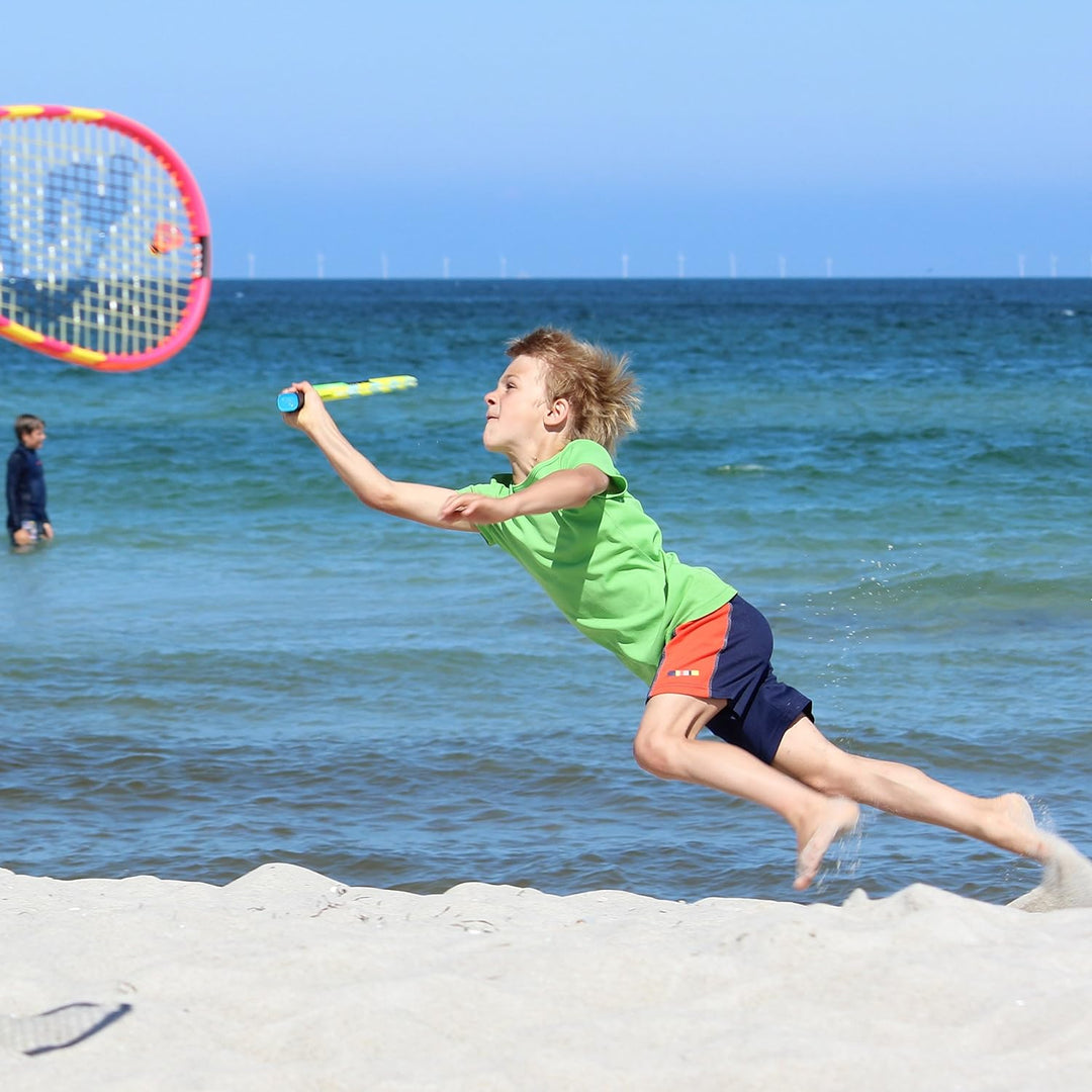 Speedminton® Junior Set – Original Speed Badminton/Crossminton Kinder Set inkl. 2 FUN Speeder®, Tasc