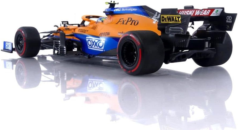 Minichamps 530213404 1:18 Mclaren F1 Team MCL35M-Lando Norris-Pole Position Russisch GP 2021 Sammel-