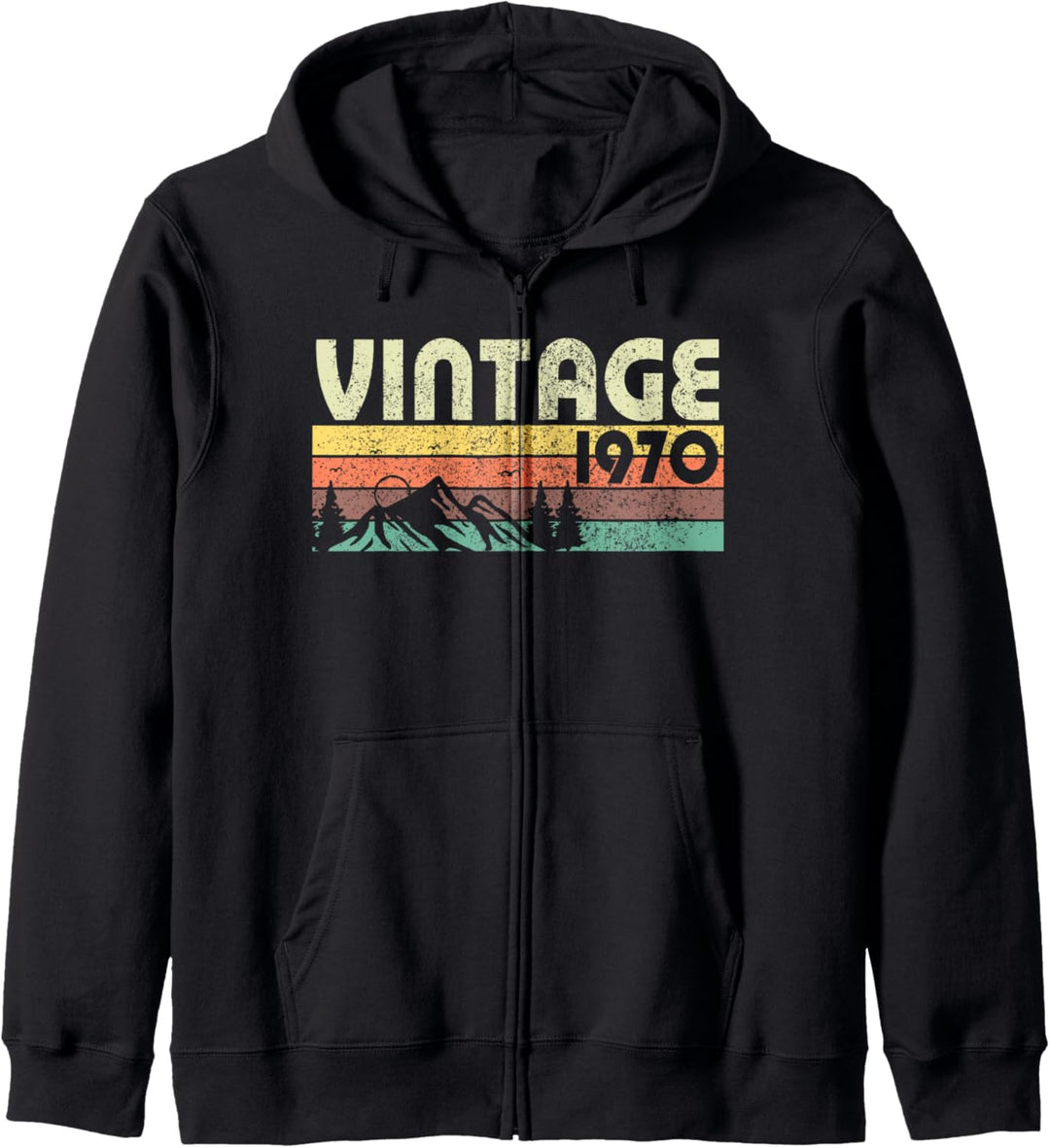 Retro Vintage 1970 Grafik 53. Geburtstag Geschenk 53 Jahre alt Kapuzenjacke