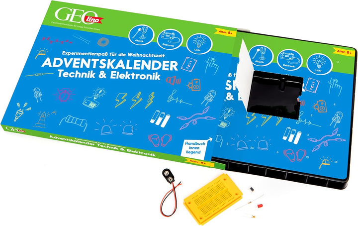 FRANZIS 67171 - GEOlino Adventskalender Technik & Elektronik (Akustik, Elektronik, Licht), Experimen