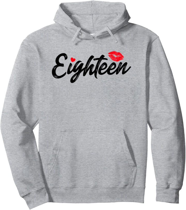 Süsses und schönes 18 Jahre Geburtstag Mädchen Eighteen 18er Pullover Hoodie