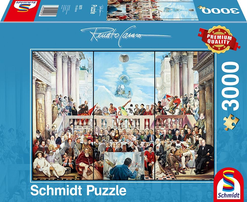 Schmidt Spiele 59270 Renato Casaro, So vergeht der Ruhm der Welt, 3000 Teile Puzzle