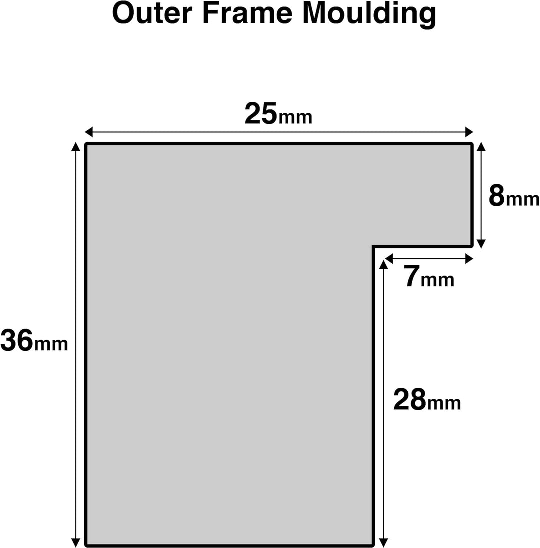 Vivarti DIY Junior 3D-Bilderrahmen für Sport-Shirts, 50 x 70 cm, schwarzer Rahmen, schwarzes Passepa
