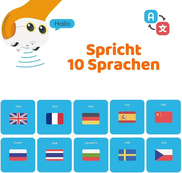 Tale-Bot Pro Klassenzimmer-Set für Kinder von 3-5 Jahren, STEM-Programmier-Roboter-Set für Schulbeda