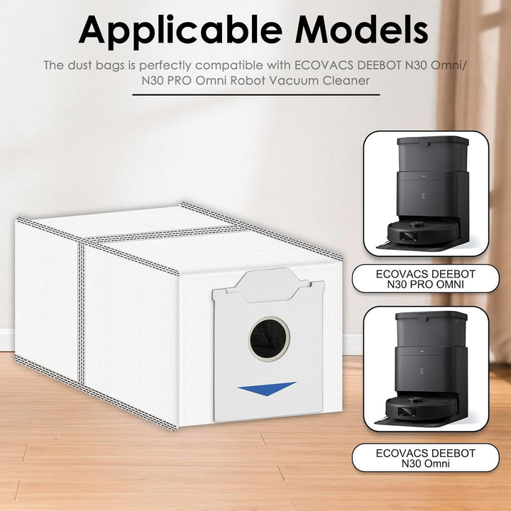 (15 Stück) N30 Pro Omni Ersatz staubbeutel für ECOVACS DEEBOT N30 Omni, N30 Pro Omni Roboter staubsa