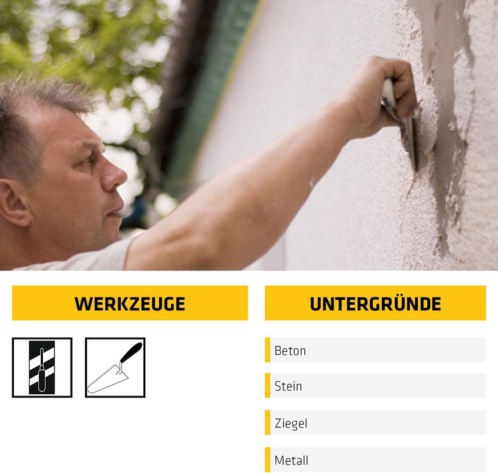 SIKA – Universalmörtel – Sika MonoTop 112 MultiUse Repair Grau – ideal für Betonreparatur – für Auss