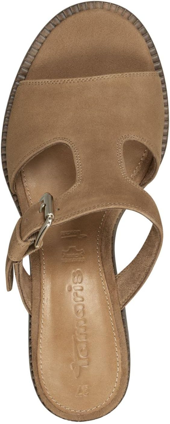 Tamaris Damen Pantolette 1-1-27206-20 weit 40 EU Camel, 40 EU Camel