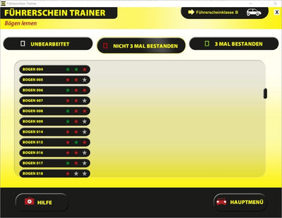 Führerschein Trainer 2025 - Original amtlicher Fragebogen