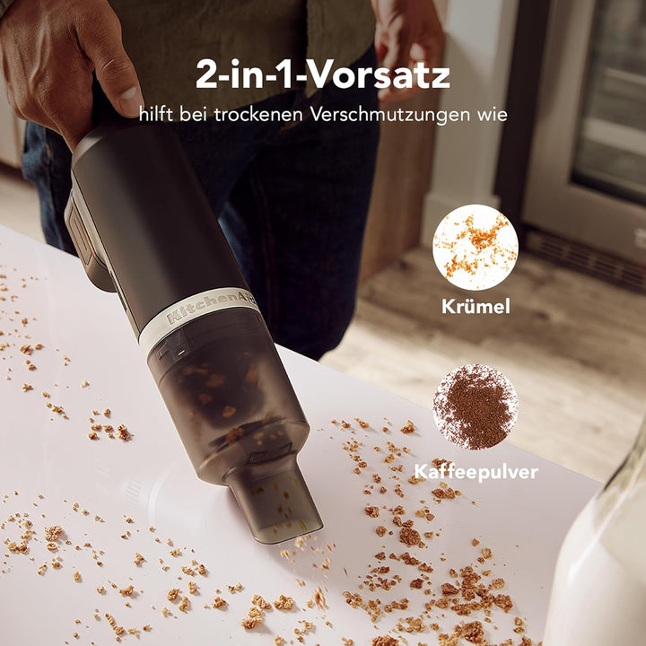 KitchenAid Handstaubsauger kabellos - Go Cordless - Saugdüse und 2-in-1 Zubehör - Leicht - 20 Minute