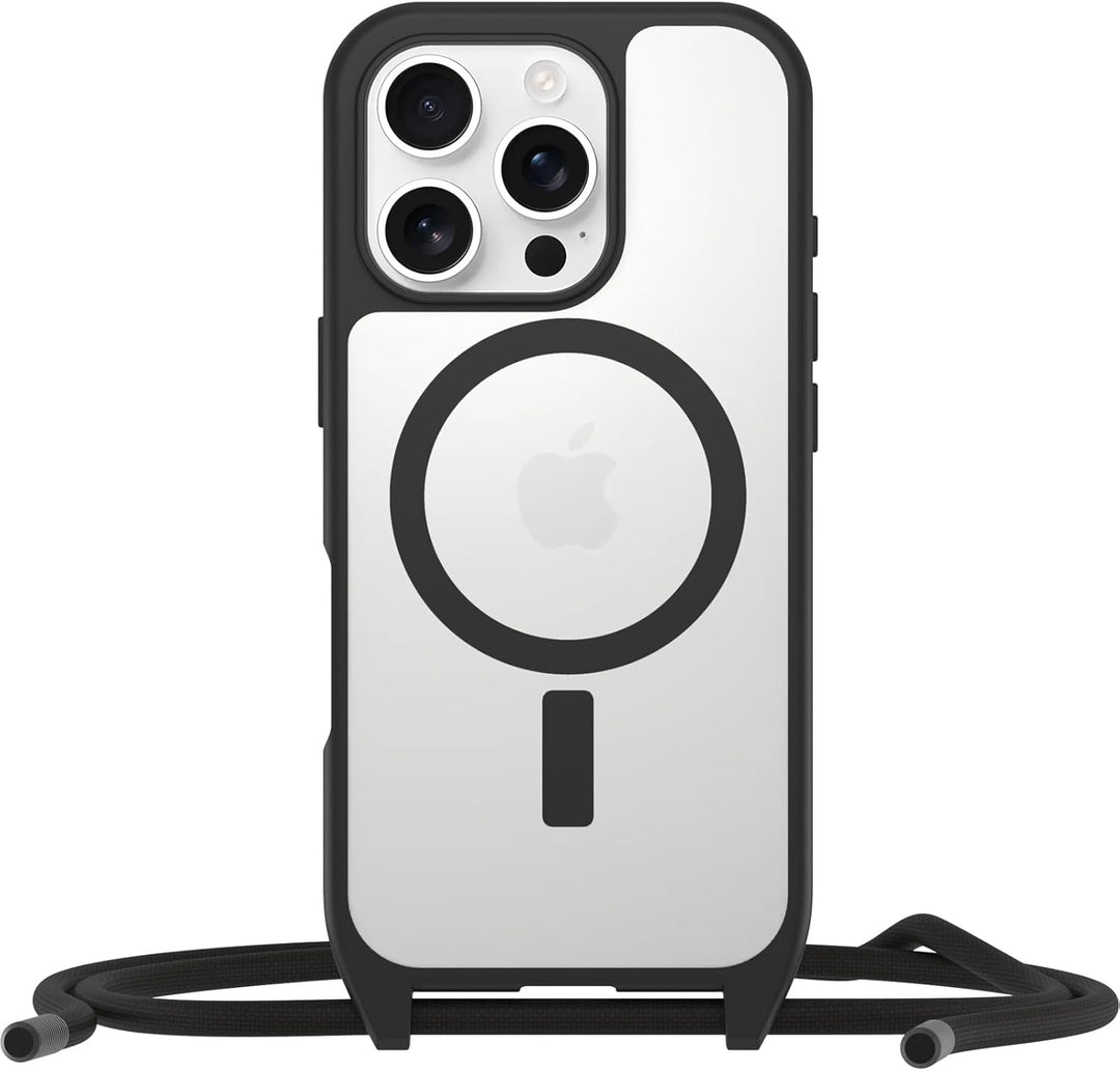 OtterBox React Necklace Hülle mit MagSafe für iPhone 16 Pro, Hülle mit Verstellbarer und Abnehmbarer