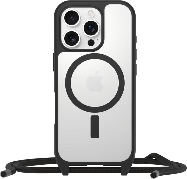 OtterBox React Necklace Hülle mit MagSafe für iPhone 16 Pro, Hülle mit Verstellbarer und Abnehmbarer