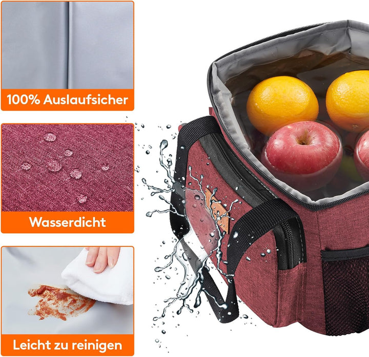 Lifewit Kleine Kühltasche, 8,5L, Isolierte Lunchtasche, Faltbare Lunch-Tasche, tragbare Brotdose für