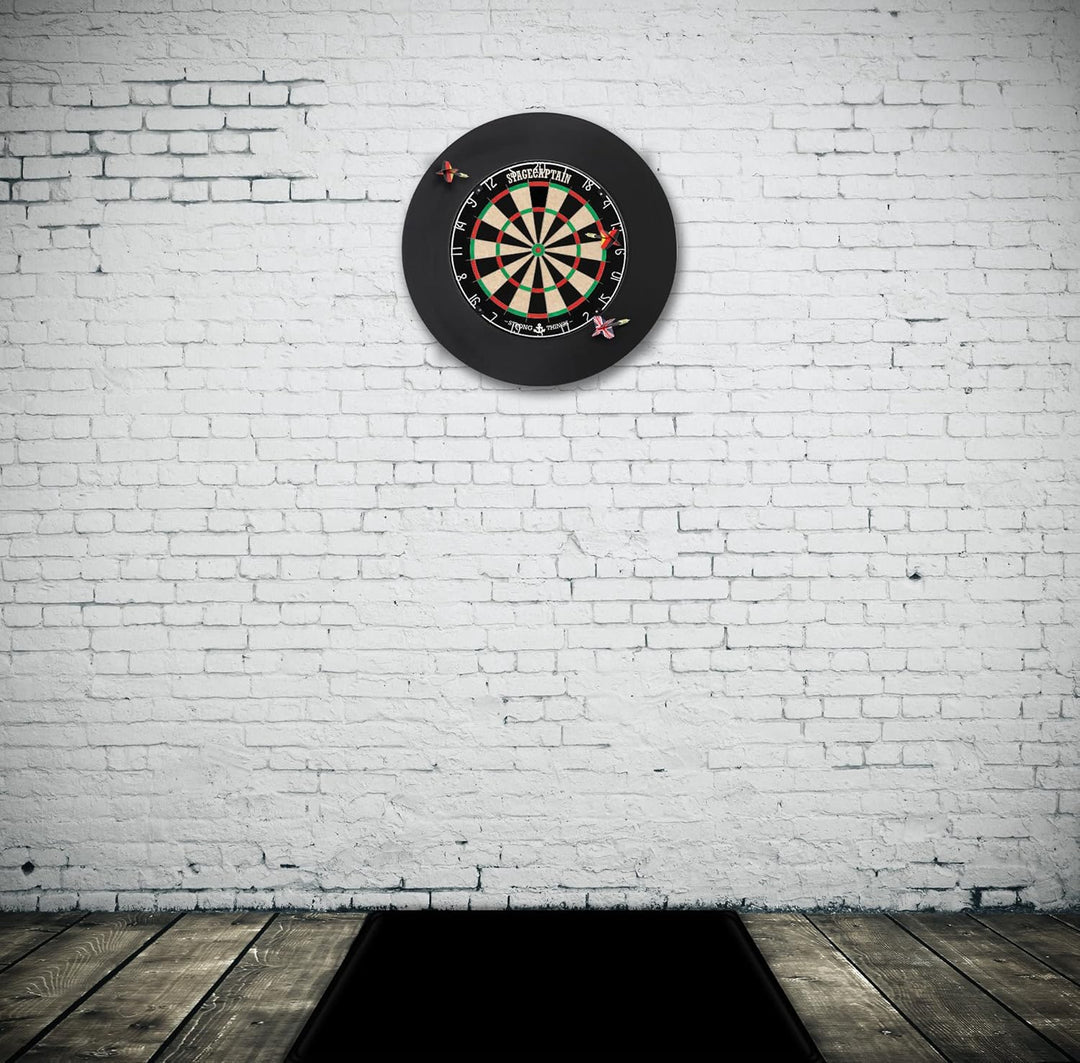 Stagecaptain SUR-450 BK Dartring - Surround für Steeldarts aus 3,5 cm dickem PU-Schaum - Schützt Wan