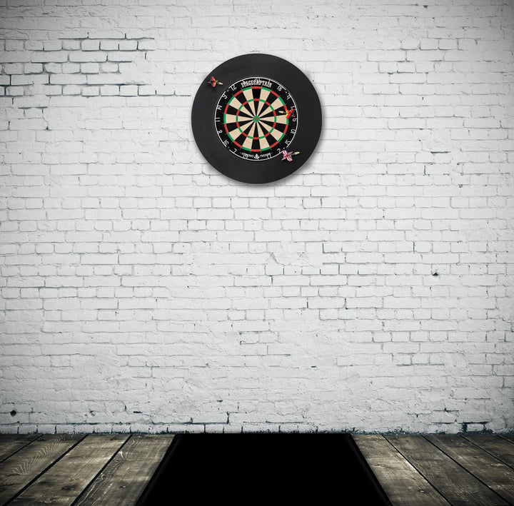 Stagecaptain SUR-450 BK Dartring - Surround für Steeldarts aus 3,5 cm dickem PU-Schaum - Schützt Wan
