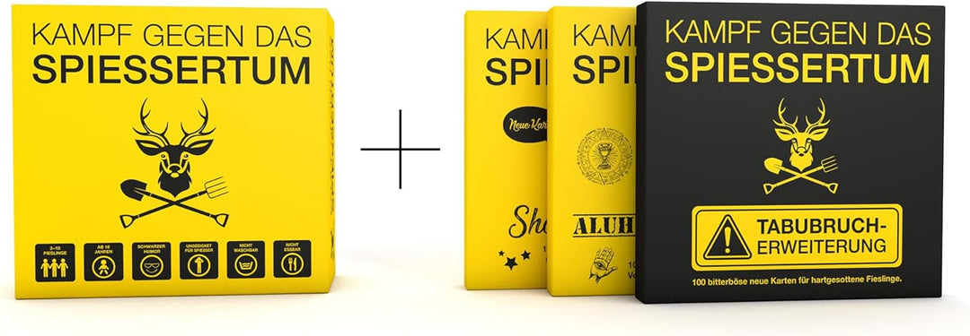 KAMPFHUMMEL Kampf gegen das Spiessertum Bundle - Das komplette Bundle mit den ersten 3 fiesen Erweit
