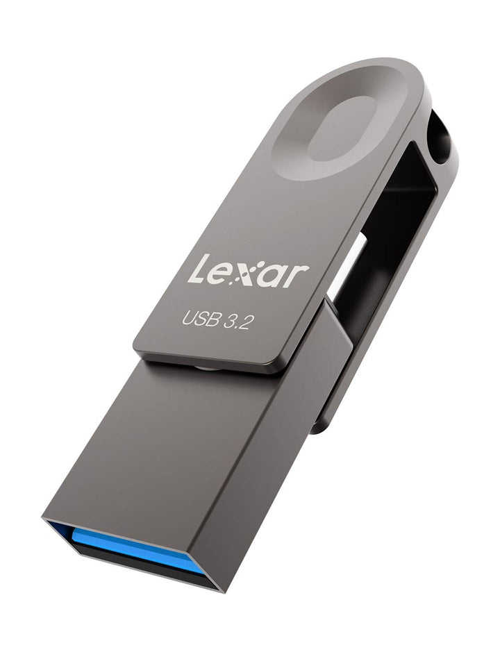 Lexar USB-Stick 3.2 128 GB, Gen 1, USB C & USB A, Lesegeschwindigkeit bis zu 100 MB/s, unterstützt O