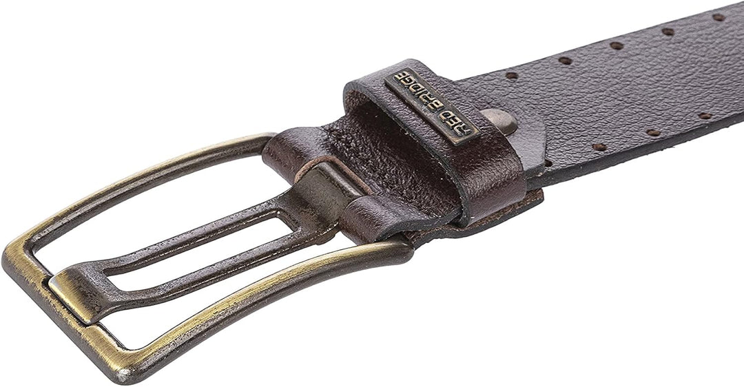 Redbridge Herren Gürtel Echt Leder Leather Belt Ledergürtel 85 Braun, 85 Braun