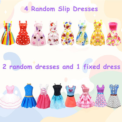 85 Stück kleidung Schmuck Zubehör für Puppen Kleiderschrank für 11,5 Zoll Puppe - Modedesign Puppen