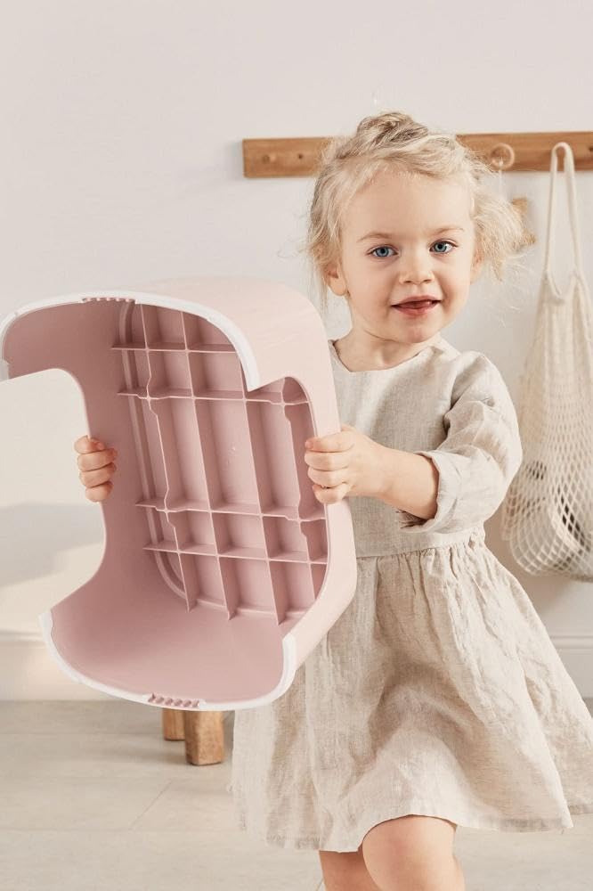 BabyBjörn Tritthocker, Blassrosa/Weiss, Blassrosa/Weiß