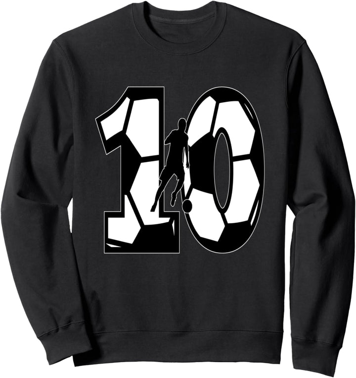 Fussballnummer 10.Number Sweatshirt