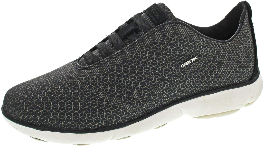 Geox Mädchen D Nebula E Sneakers 36 EU Black Gun, 36 EU Black Gun