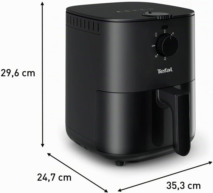 Tefal EY1308 Easy Fry Essential Heissluftfriteuse, 3,5L Kapazität ölfreie Friteuse, kompaktes Design