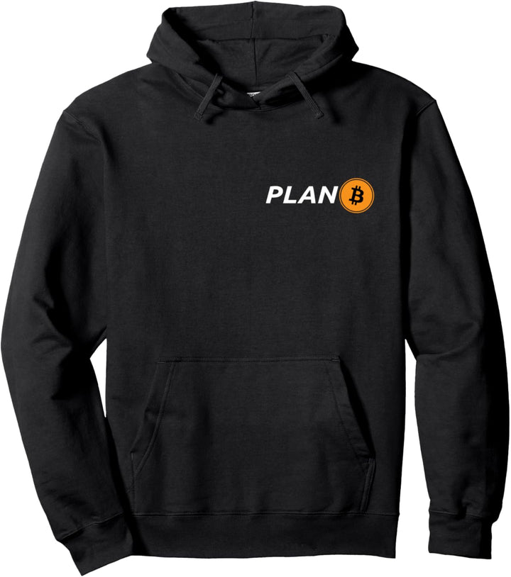Bitcoin, Plan B, Logo, Hodl, Krypto, Moon, Symbol, Freiheit Pullover Hoodie