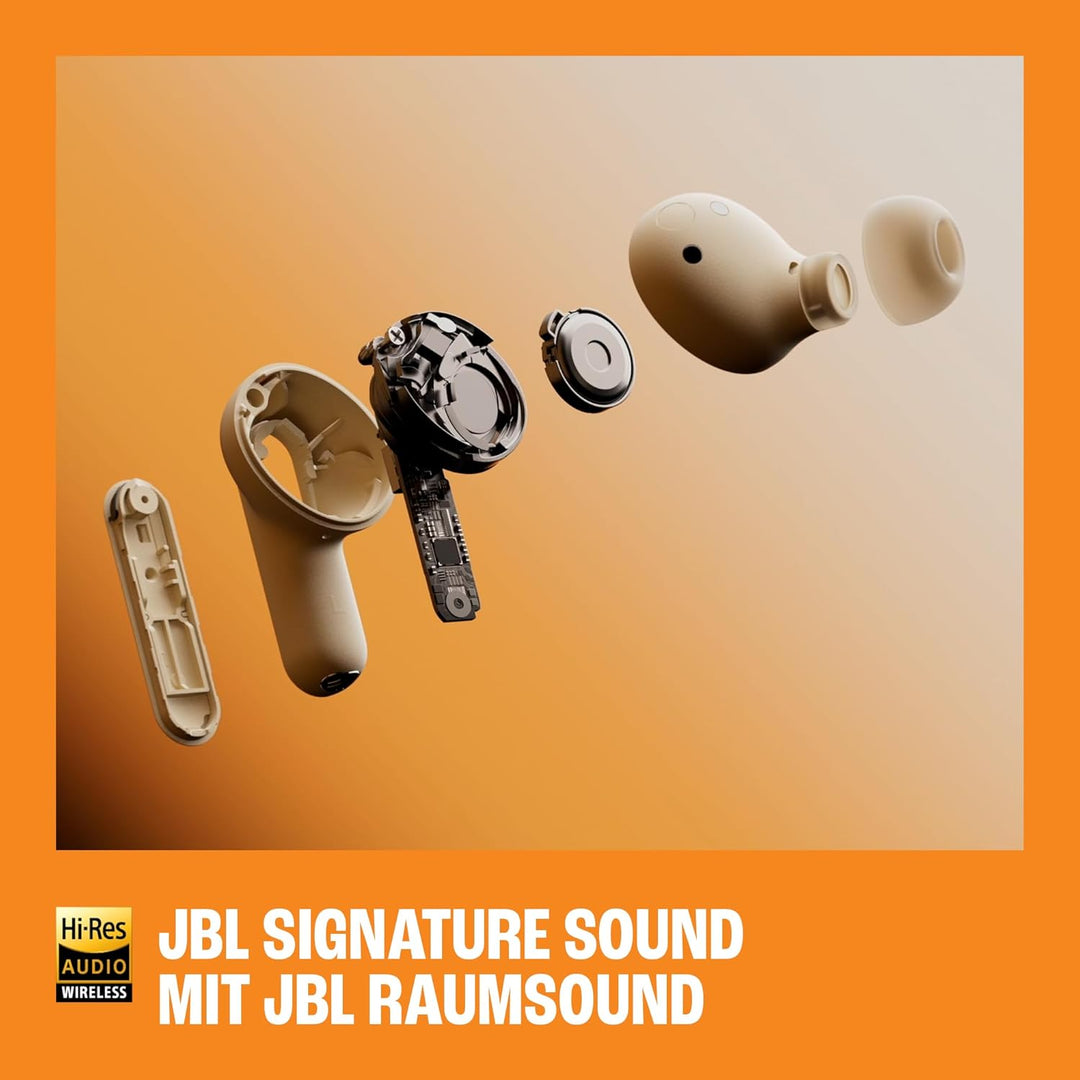 JBL Live Beam 4, Kabellose Noise-Cancelling-Ohrhörer, Hi-Res Audio, Smart Charging Case, Bluetooth,