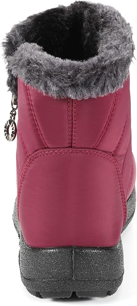 Gaatpot Kinder Winterschuhe Jungen Mädchen Winterstiefel Schneestiefel Wasserdicht Warm gefütterte S