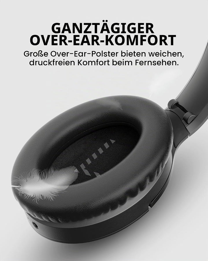 Avantree Duet Aura – Auracast Dual Wireless Kopfhörer für TV mit HDMI ARC, TV-Audiosystem für Senior