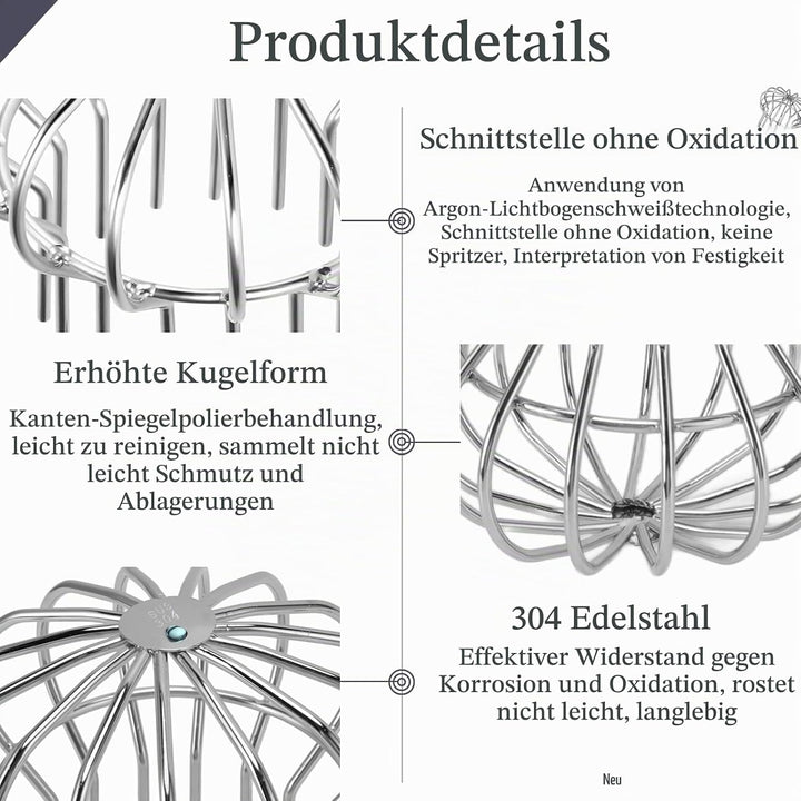 Edelstahl Fallrohrschutz, Dachrinnenschutz, Dachrinnen Fallrohrschutz, Fallrohrs Laubfangsieb, Fallr