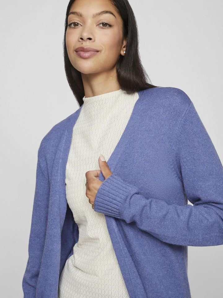 Vila Female Strickjacke Basic XS Bijou Blue 1, XS Bijou Blue 1
