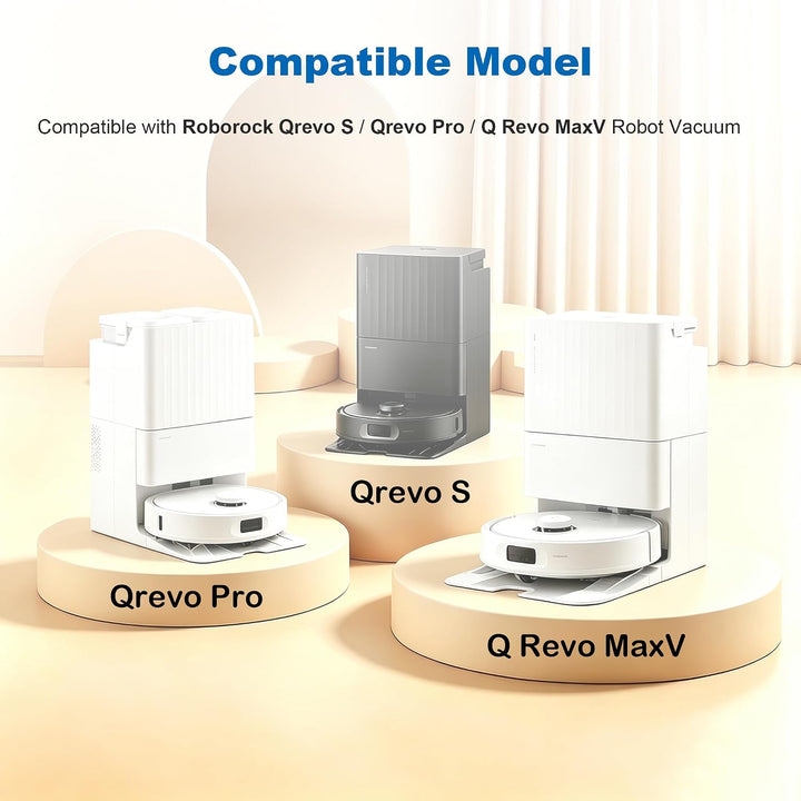 Qrevo S Zubehör Ersatz für Roborock Qrevo S, Qrevo Pro Set, Qrevo MaxV Saugroboter, Ersatzteile, 1 H