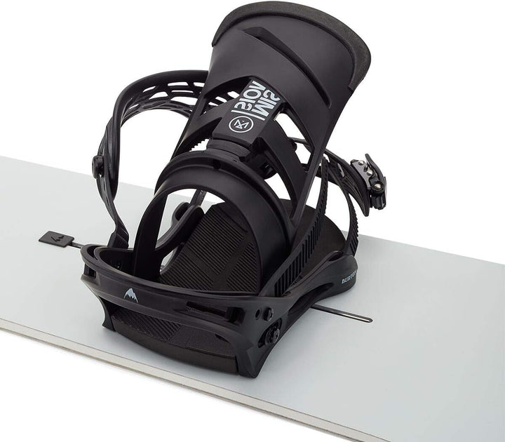 Burton Men's Mission Re:Flex Snowboard Binding Schwarz US: 8-11, Schwarz US: 8-11