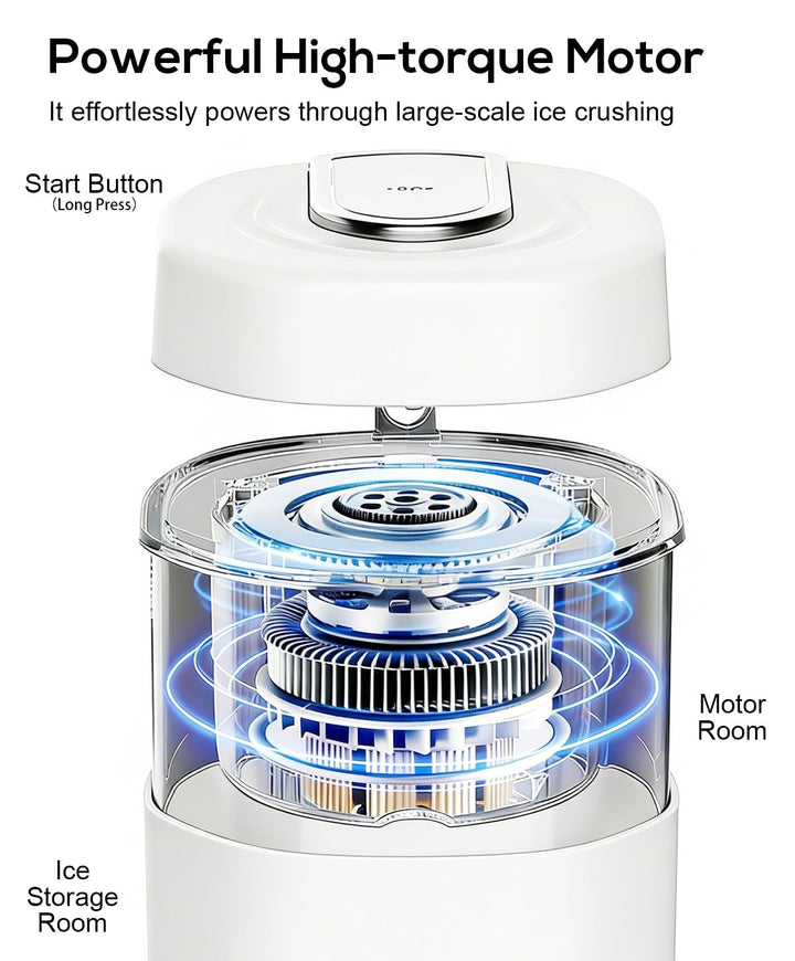 Slushy Maker Ice Shaver, ice crusher, slush-ijsmachine, Elektrische crushed ice maker is geschikt vo