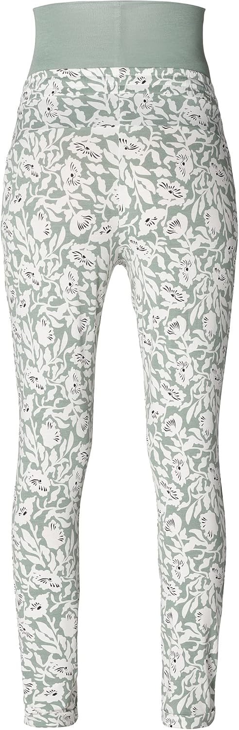 Noppies Damen Pants Kingston The Belly All Over Print Hose S Lily Pad, S Lily Pad